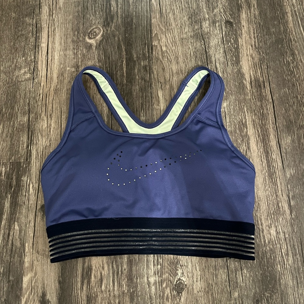 Nike Dri-Fit Purple Racerback Sports Bra Sz S